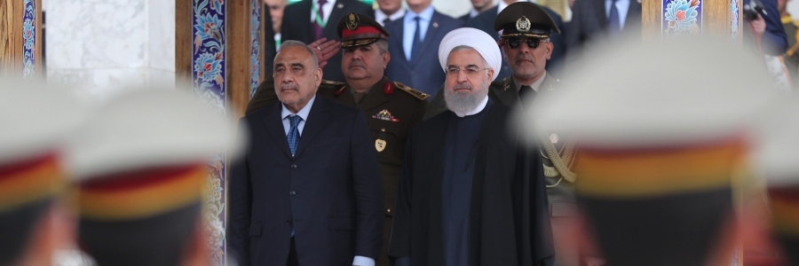 استقبال رسمی دکتر روحانی از نخست وزیر عراق
