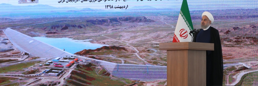 افتتاح همزمان طرح های توسعه منابع آب و خاک استان آذربایجان غربی

