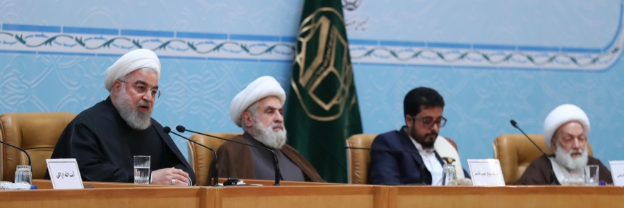 در آئین  افتتاحیه کنفرانس بین المللی وحدت اسلامی:  
فلسطین باید به دست مسلمانان قهرمان همین منطقه و فلسطین آزاد شود هیچ قدرت خارجی برای استقلال و آزادی هیچ کشور اسلامی تلاش نکرده است
