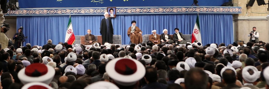 دیدار مسئولان نظام و میهمانان کنفرانس وحدت اسلامی با رهبر معظم انقلاب اسلامی