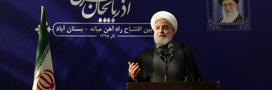 آیین افتتاح راه آهن میانه – بستان آباد