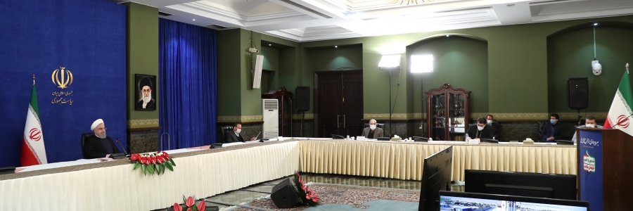 مراسم بهره برداری از طرح های ملی وزارت نفت