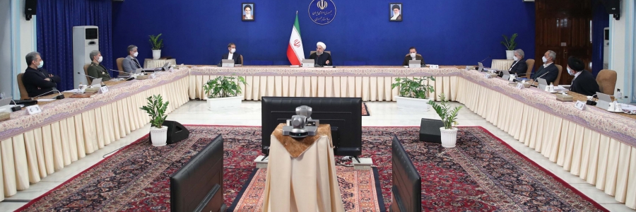 ان الحرب الاقتصادیة المفروضة فشلت و علی وشك الانتهاء/ یدعو العالم بصوت واحد الولایات المتحدة الأمیرکیة ان تعود الی تعهداتها السابقة/ قلنا کرارا اذا تعودوا الی التزاماتکم، سنعود الی جمیع تعهداتنا فی تلك الساعة/ رحل هذا الاجرامی الشریر الذی آذی الناس کثیرا و الیوم تغیرت الظروف لایران الاسلامیة للتطورات الاقتصادیة تماما بالمقارنة الی شهر سابق/ لاننهزم طالما تکون الأصوات الشعبیة صاحبة القرار فی ایران/ أعرب عن تکریمه لتقارب عشرة الفجر ذکری انتصار الثورة الاسلامیة فی ایران