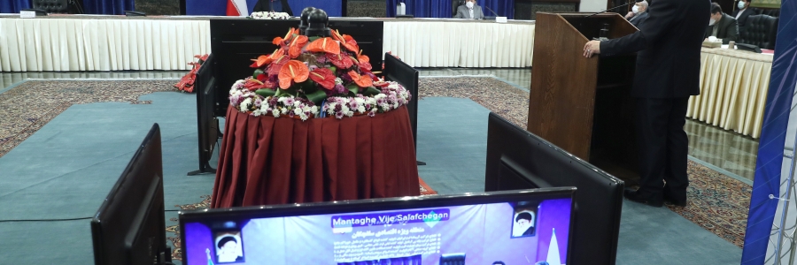 آیین افتتاح طرح‌های ملی مناطق آزاد و ویژه افتصادی