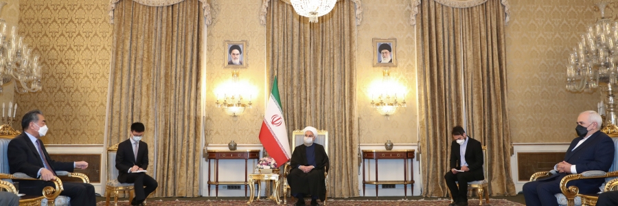 دکتر روحانی در دیدار وزیر امور خارجه چین