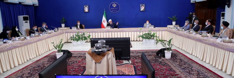 الیوم نشهد صفحة جدیدة من احیاء الاتفاق النووی المبرم و یُسمع صوت واحد فی هذا المجال/ استنتجت کافة الأطراف للاتفاق النووی المبرم بانه لایوجد حل أفضل من الاتفاق النووی و لاطریق غیر تنفیذ کامل الاتفاق النووی المبرم/ ادارة شؤون البلاد فی غضون الحرب الاقتصادیة المفروضة علی البلاد بمدة ثلاثة أعوام،‌من مفاخر الحکومة الکبیرة/ الطریق هو نفس الطریق الذی رسمه سماحة القائد الأعلی للثورة الاسلامیة الایرانیة/ الیوم یعترف الجمیع بسلمیة البرامج و الأنشطة النوویة الایرانیة/ تضاعفت قدرات ایران الدفاعیة عدة أضعاف بمقارنة عام 1392 و هذا ما لاریب فیه/ تضاعفت امکانیات و قدرات ایران فی قطاعی الصحة و السلامة الوطنیین بالمقارنة الی قبل عهد الحکومة الحالیة 1392