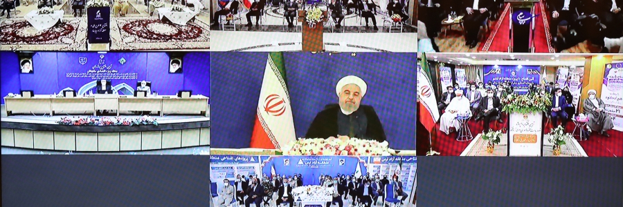 خوشحالیم که در ابتدای دولت و در سفرهای استانی قول هایی که درمورد تشکیل مناطق تجاری آزاد  به مردم قول دادیم امروز عملی شده است/ جاذبه های گردشگری ، اقتصادی و تجاری که مناطق آزاد تجاری با رونق تولید ایجاد می کنند بسیار اهمیت دارد 