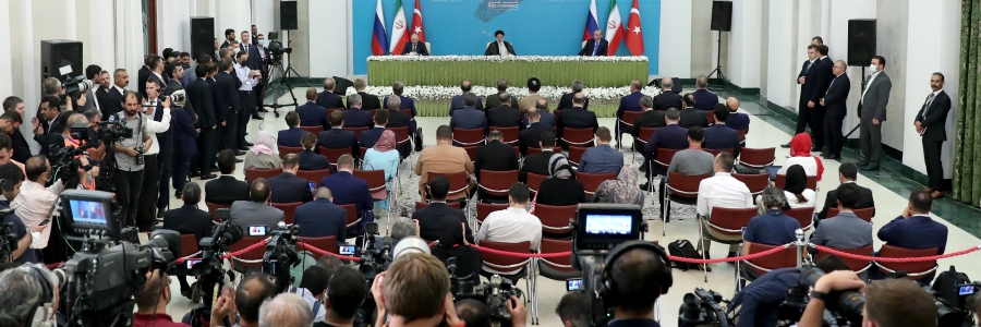 نشست خبری هفتمین اجلاس سران کشورهای ضامن روند آستانه