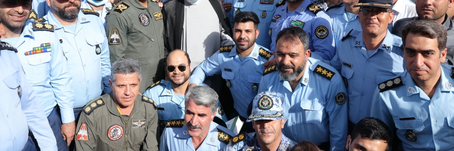 رئیس جمهور در جمع افسران و خانواده کارکنان پایگاه شکاری شهید نوژه