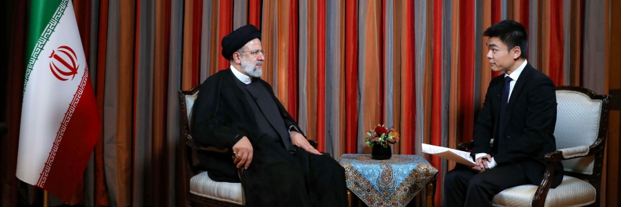 کفتگو با شبکه ملی و جهانی تلویزیون چین