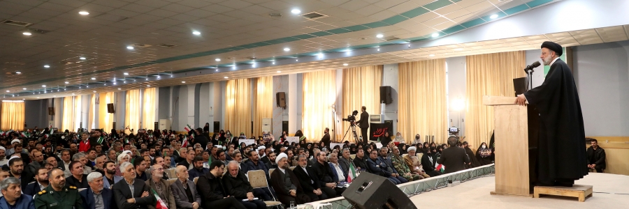 حضور رئیس جمهور در اجتماع مردم شهرستان رباط ‌کریم