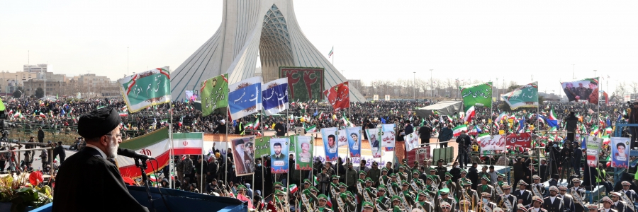 اجتماع باشکوه راهپیمایان ۲۲ بهمن ۱۴۰۱