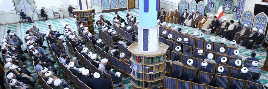 نشست رمضانی با جمعی از علما و روحانیون
