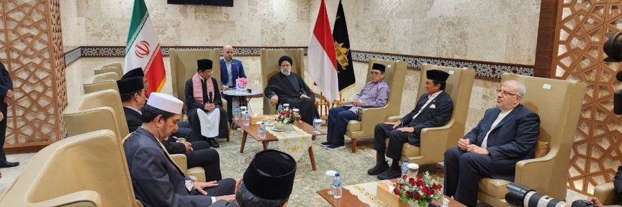 دیدار روسای سازمان‌های اسلامی اندونزی با رئیس جمهور در مسجد استقلال جاکارتا
