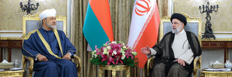 دیدار دوجانبه رئیس جمهور ایران و سلطان عمان