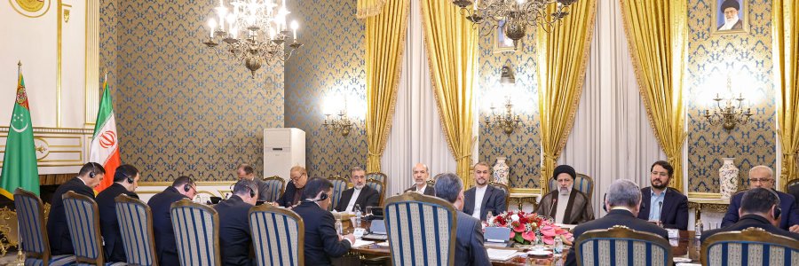مذاکرات مشترک هیئت های عالی رتبه ایران و ترکمنستان