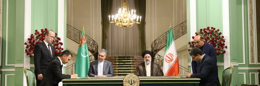 امضای 5 سند همکاری میان تهران و عشق‌آباد
