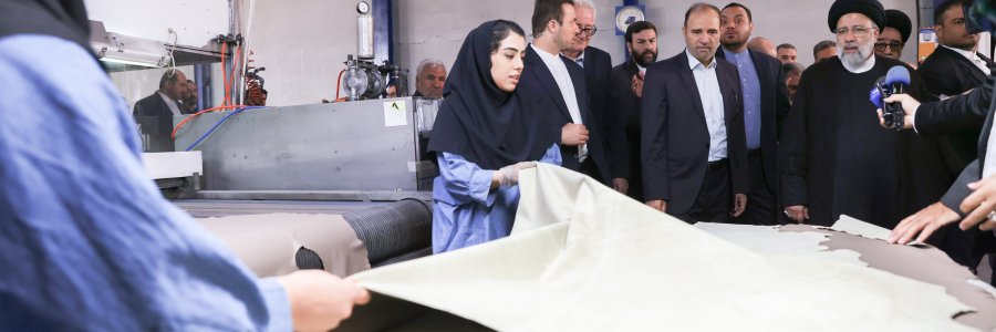بازدید از شهرک صنعتی «چرمشهر» تبریز