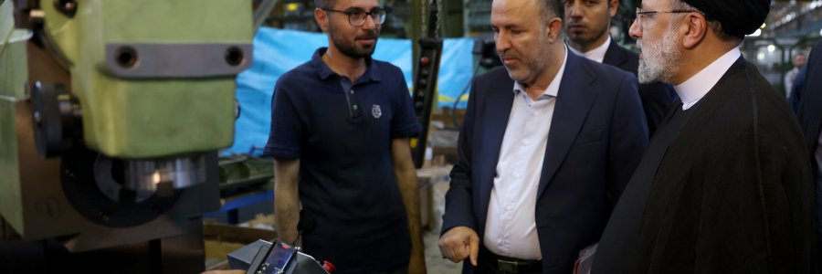 بازدید دکتر رئیسی از شرکت ماشین‌سازی تبریز

