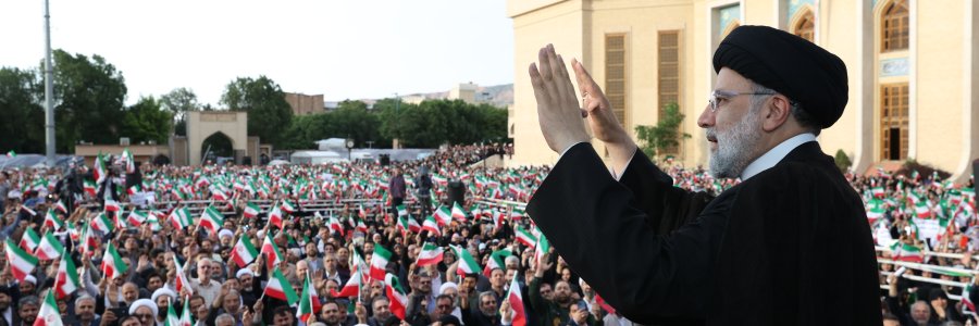 حضور دکتر رئیسی در اجتماع باشکوه مردم تبریز