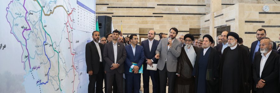 افتتاح راه‌آهن بستان‌آباد-خاوران در آذربایجان شرقی