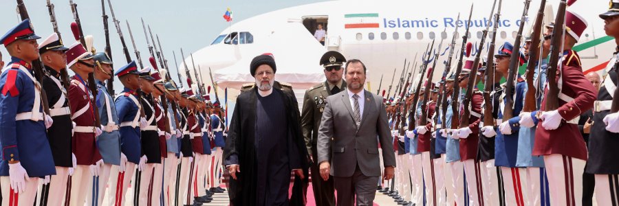 ورود آیت الله رئیسی به کاراکاس