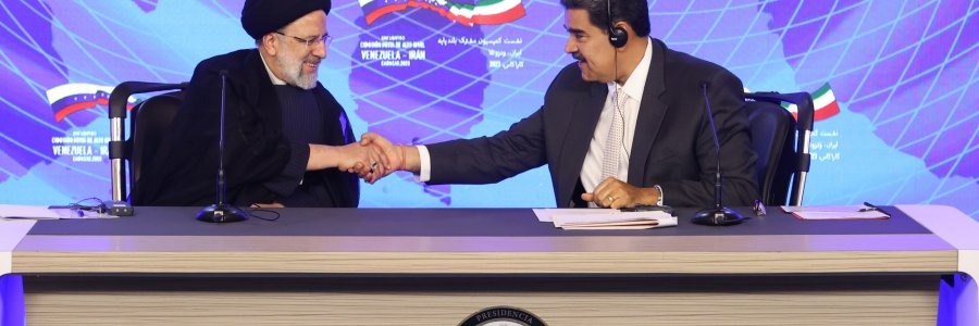 نشست مطبوعاتی آیت الله رئیسی با رئیس جمهور ونزوئلا