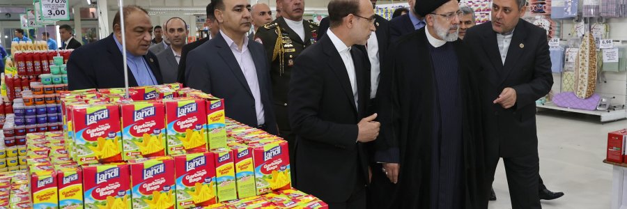 بازدید دکتر رئیسی از فروشگاه ایرانی «مگاسیس» در کاراکاس