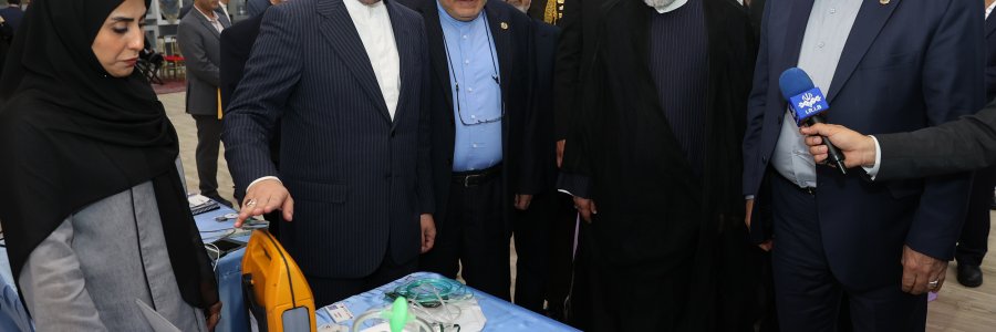 بازدید از نمایشگاه محصولات دانش بنیان و فناورانه ایرانی