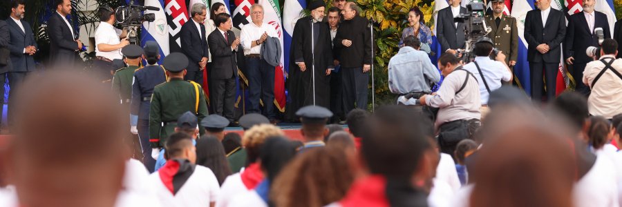 آیت‌الله رئیسی: استقلال خواهی، آزادی‌خواهی و عدالت‌طلبی وجه مشترک انقلاب‌های مردم ایران و نیکاراگوئه است/ آمریکا می‌خواست با تحریم ملت ایران را متوقف کند، اما ما تهدیدها را تبدیل به فرصت پیشرفت کردیم/ اورتگا: انقلاب دو کشور دارای ریشه‌های قوی در مسیر مبارزه با استیلاطلبی سلطه‌گران و به خصوص آمریکا است