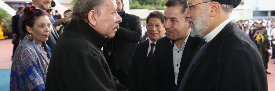 استقبال رسمی رئیس جمهور نیکاراگوئه از دکتر رئیسی