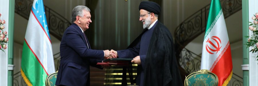 نشست امضای اسناد همکاری ایران و ازبکستان