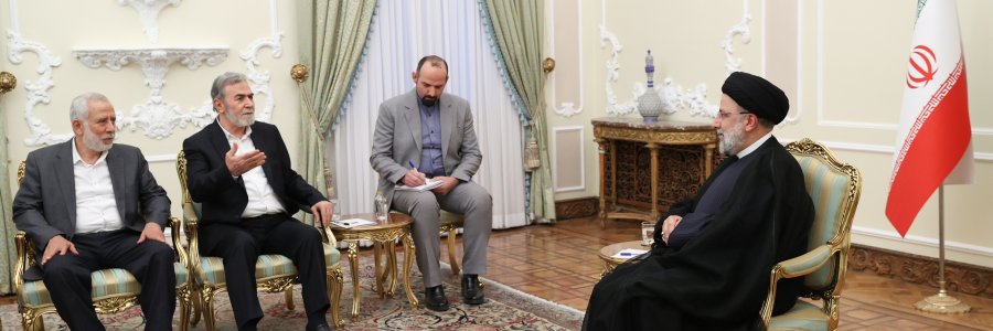 دیدار رهبران جهاد اسلامی فلسطین با دکتر رئیسی