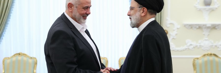 دیدار رئیس دفتر سیاسی حماس با رئیس جمهور