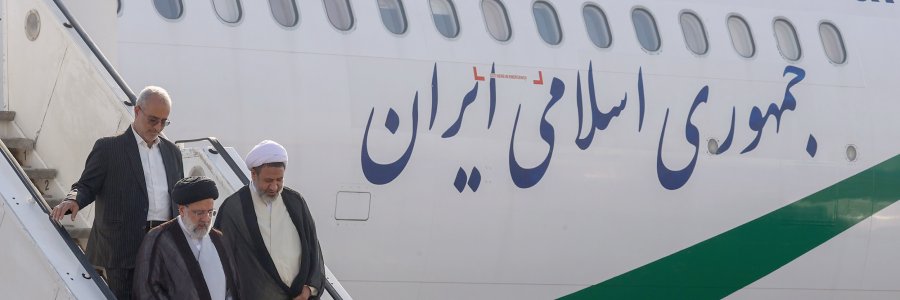 ورود رئیس جمهور به شهرستان بم