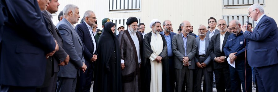 افتتاح واحد گازی نیروگاه سیکل‌ترکیبی خودمصرف بوتیا با حضور دکتر رئیسی