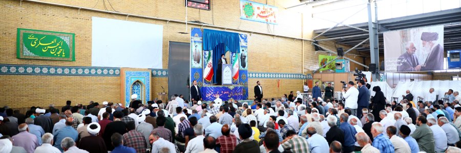 حضور در نماز جمعه رفسنجان