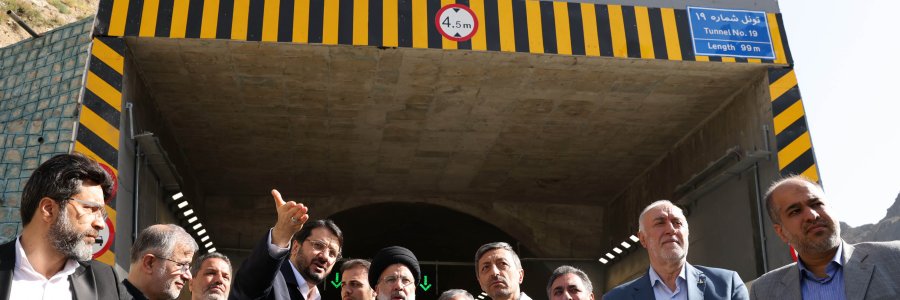 افتتاح مسیر رفت قطعه دوم آزاد راه تهران - شمال