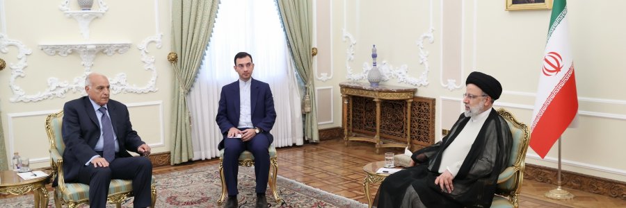دیدار وزیر امور خارجه الجزایر با رئیس جمهور