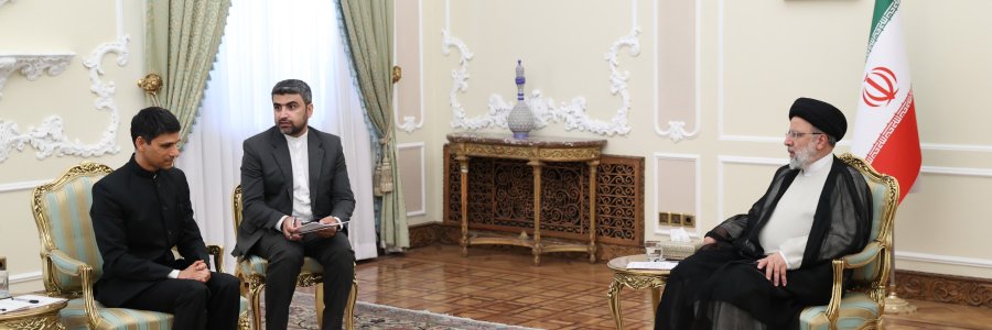 ایران برای توسعه روابط با هند مانع و محدودیتی ندارد/ تاکید بر تسریع در اجرای پروژه مشترک توسعه بندر چابهار/ سفیر هند: ماموریت دارم توسعه روابط دو کشور را تا رسیدن به سطح مطلوب و شایسته دنبال کنم
