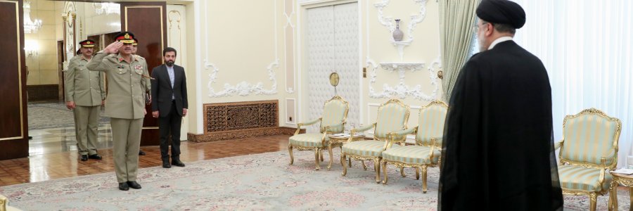 دیدار فرمانده ارتش پاکستان با رئیس جمهور