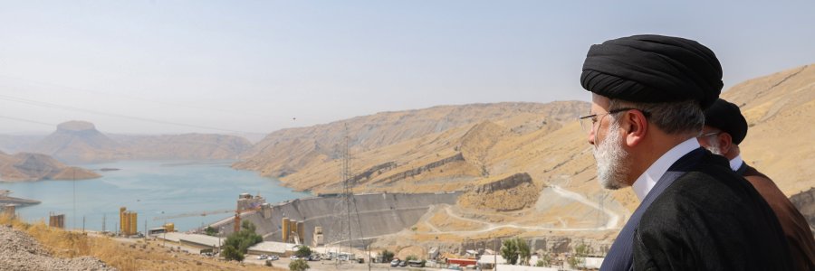 دکتر رئیسی سد چمشیر را افتتاح کرد
