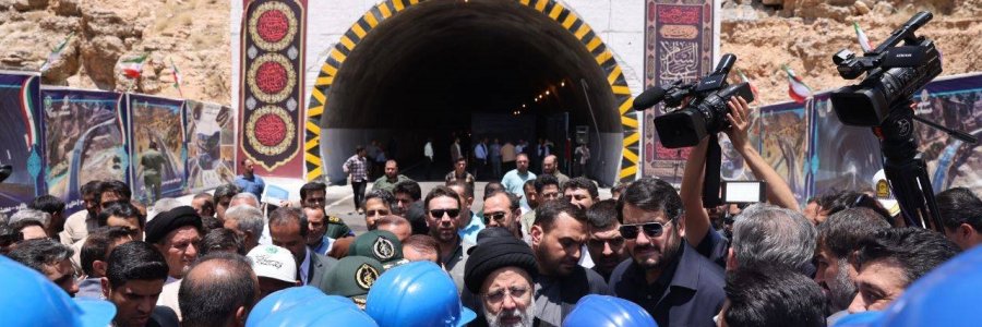 پروژه ملی محور ترانزیتی «پاتاوه - دهدشت» با حضور دکتر رئیسی افتتاح شد
