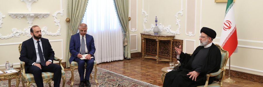 دیدار وزیر خارجه ارمنستان با آیت الله رئیسی