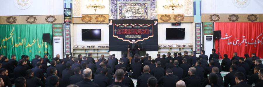 مراسم عزاداری شب شهادت اباعبدالله الحسین (ع) با حضور دکتر رئیسی برگزار شد
