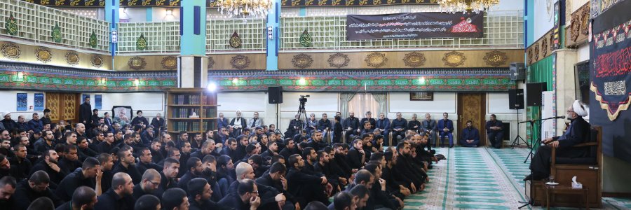 مراسم عزاداری شام غریبان شهدای کربلا با حضور دکتر رئیسی

