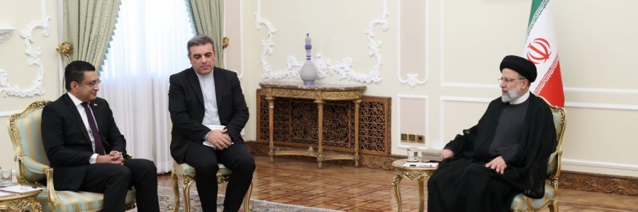 دیدار وزیر خارجه سریلانکا با رئیس جمهور