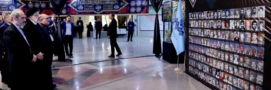 بازدید دکتر رئیسی از سازمان صدا و سیما