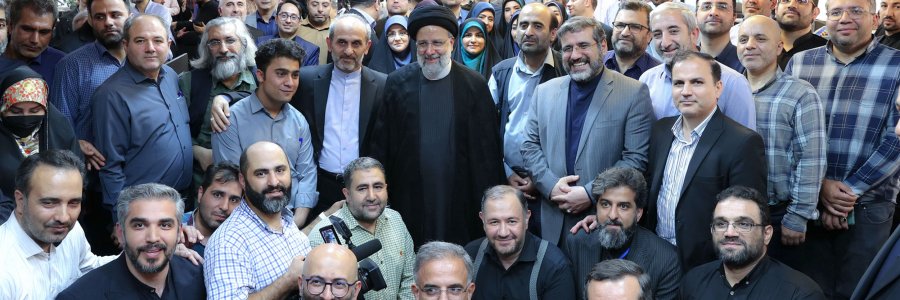 بازدید دکتر رئیسی از سازمان صدا و سیما