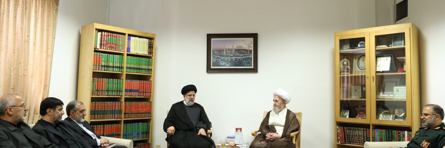 قدردانی آیت‌الله العظمی سبحانی از خدمات و زحمات دولت و تشکر از اهتمام ویژه رئیس جمهور نسبت به مسائل فرهنگی/ دکتر رئیسی: تلاش دولت در دو سال گذشته اهتمام داشتن به دغدغه‌های علما و مراجع بوده است / تحقق رشد چشمگیر تولید و صادرات کشور در آینده نزدیک وضعیت را بهتر خواهد کرد